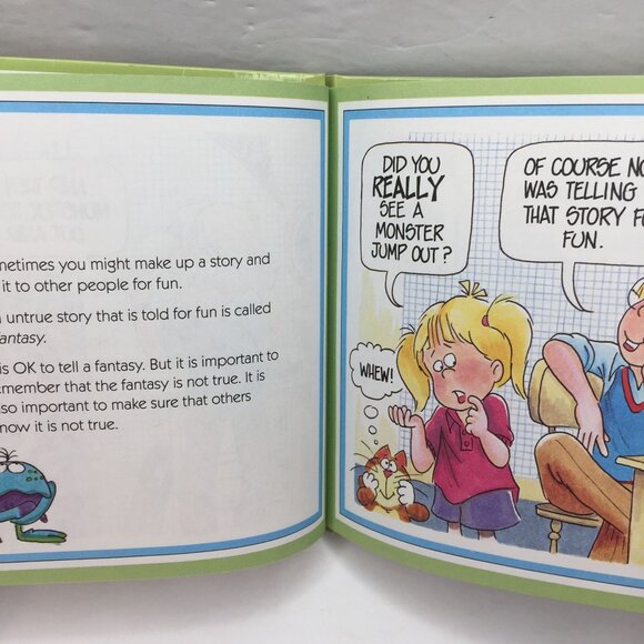 Vintage Lot 2 Books I Hate Goodbyes Emotional Skills Children's Book About Lying - Picture 9 of 12